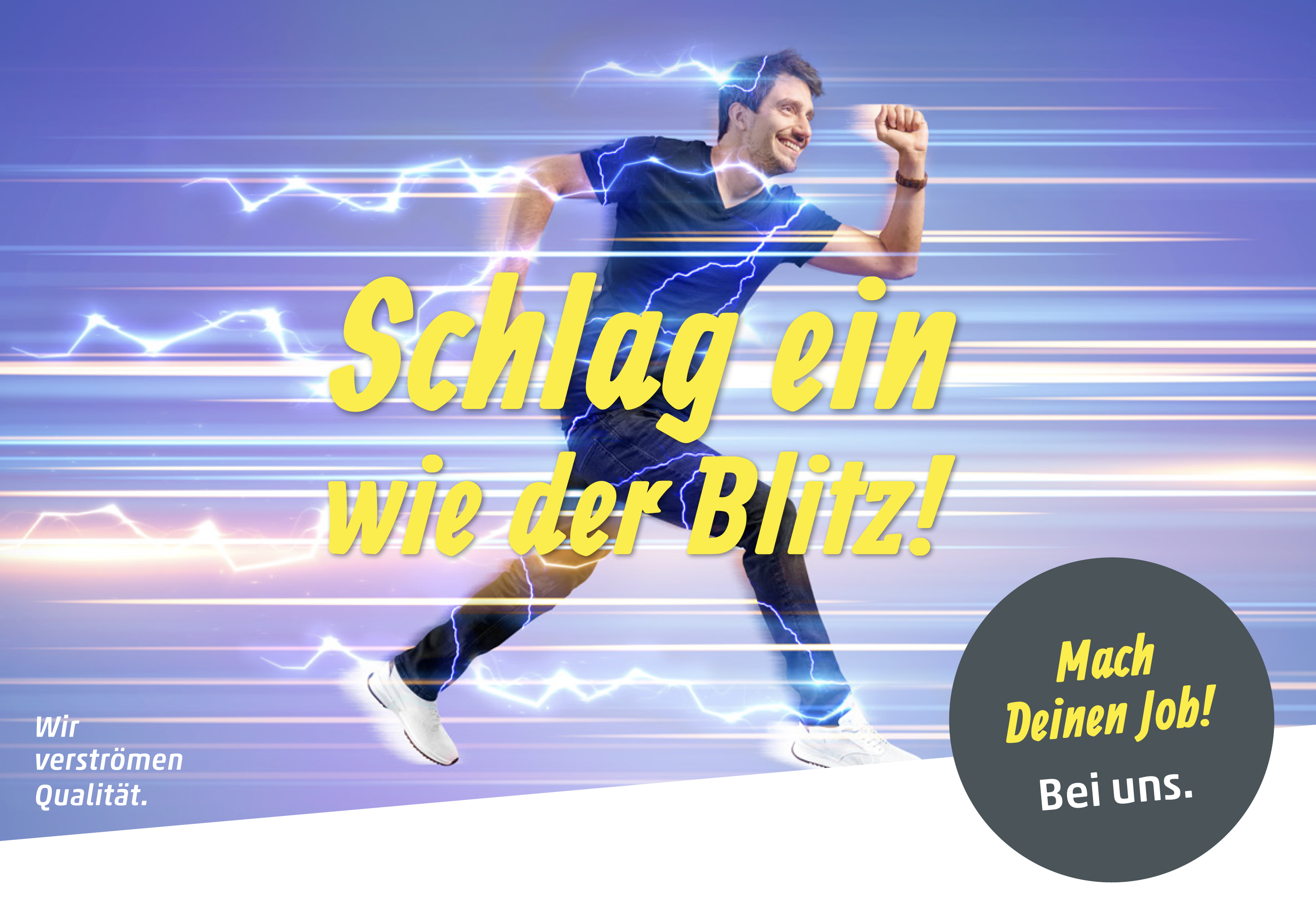 Schlag ein wie der Blitz als Elektroniker/in für Energieversorgung